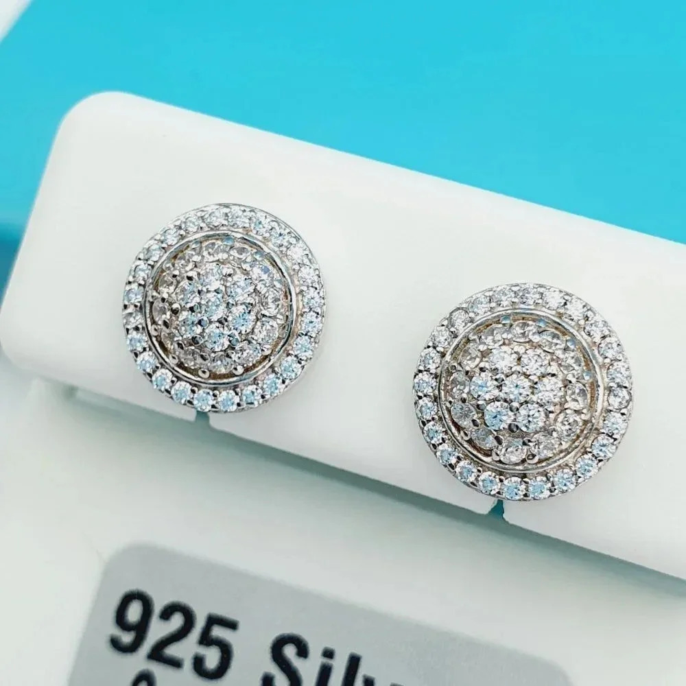 "925 Sterling Silver CZ Beautiful Earrings for Women, 1USPAR4202